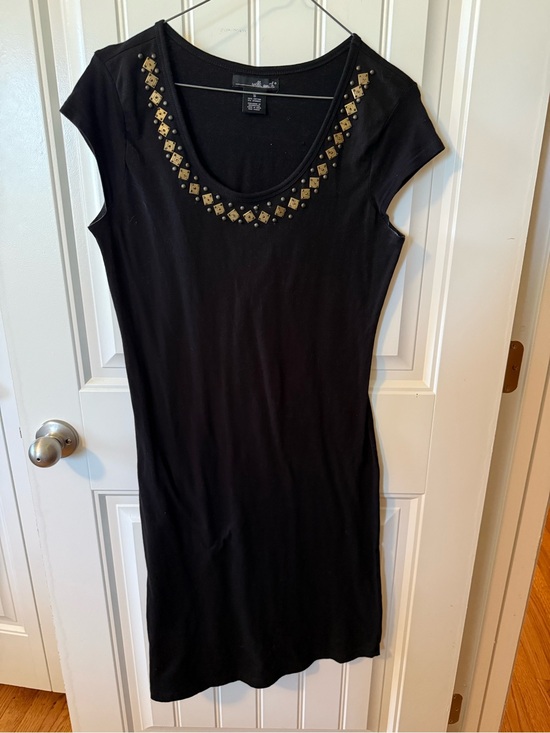 Will Smith Dresses & Skirts - Will Smith Black Studded Scoop Neck